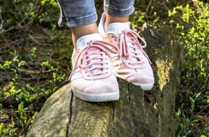 Sportowe buty sneakersy różowe